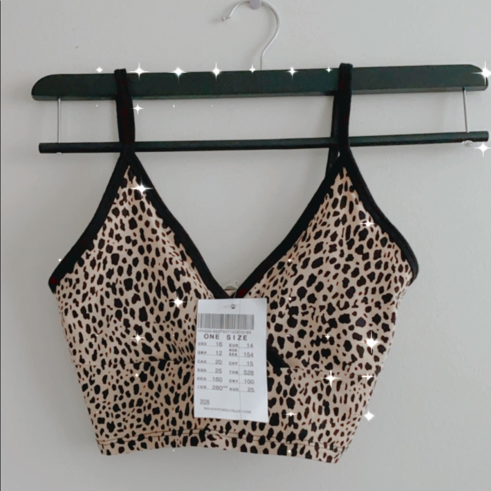 Brandy Melville Cheetah Amara tank